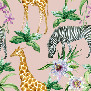 Serviettes zèbres girafes 33x33 cm