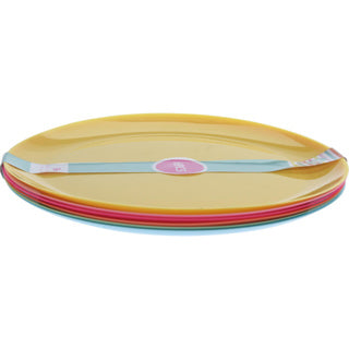 Excellentes assiettes de ustensiles 21 cm 6 morceaux de plastique