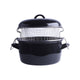 Frying Pan 24 cm Email avec déploiement