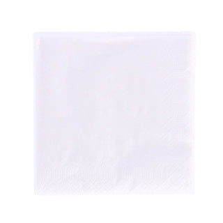 Duni serviettes blanches 24x24 cm