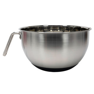 Fixation de bol en acier inoxydable Ø 24 cm avec poignée