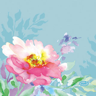 Duni serviettes florales fluide 24x24 cm