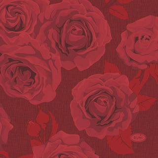 Duni Napkins Rich Roses 24x24 cm