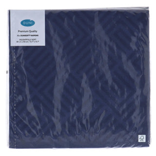 Serviettes Mosaic bleu foncé 40x40 cm