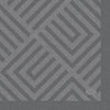 Duni serviettes mosaïques gris granit 24x24 cm