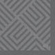 Duni serviettes mosaïques gris granit 24x24 cm
