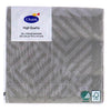Duni serviettes mosaïques gris granit 24x24 cm