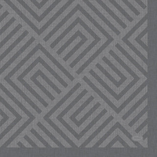 Serviettes mosaïques gris granit 33x33 cm