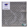 Serviettes mosaïques gris granit 33x33 cm