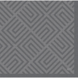 Duni serviettes mosaïques gris granit 40x40 cm