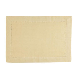 Lin plus de lin indi pampas jaune 35 x 50 cm ou 4