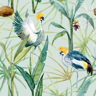 Duni serviettes dansant oiseaux 33x33 cm