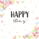 Duni serviettes coeurs heureux 33x33 cm