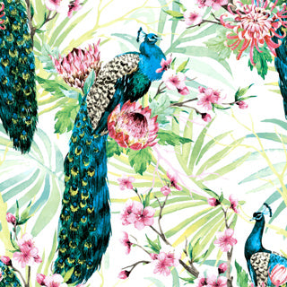 Duni sertons de paon tropic 33x33 cm