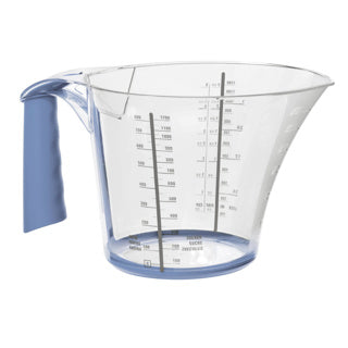 Rotho loft verre doseur 1,2l bleu horizon transparent