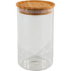 Jar d'origine 10x17,5 cm couvercle en bambou empilable