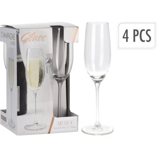 Ensemble de verres à champagne de 4 pièces | 6 pièces