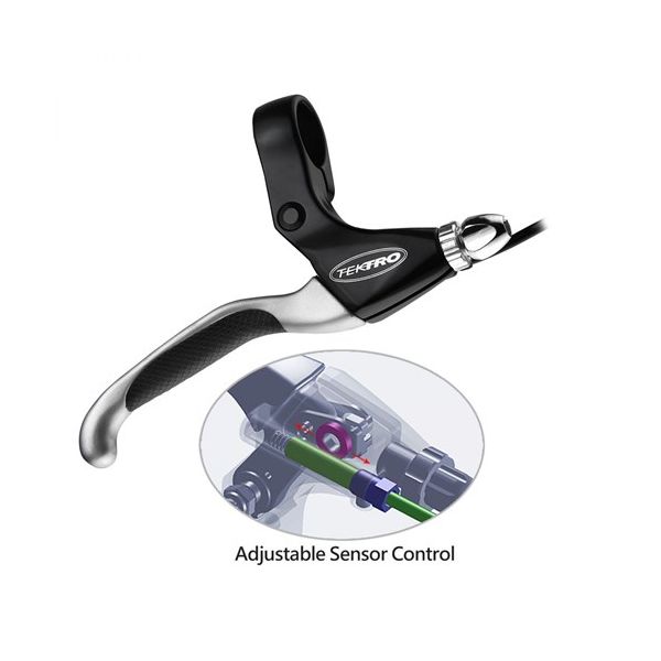 TEKTRO EL550FR-RS Frein Handle Set M Exit Interrupteur SW Satin