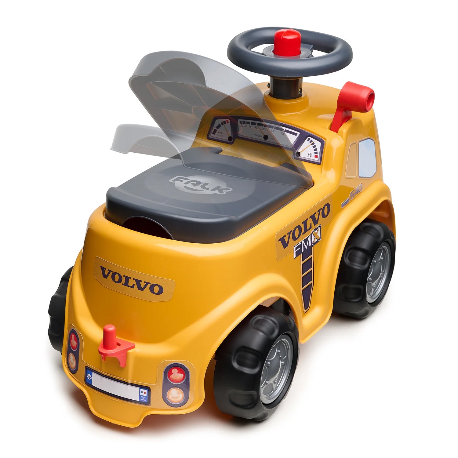 Falk Walking Car Construction Volvo avec remorque