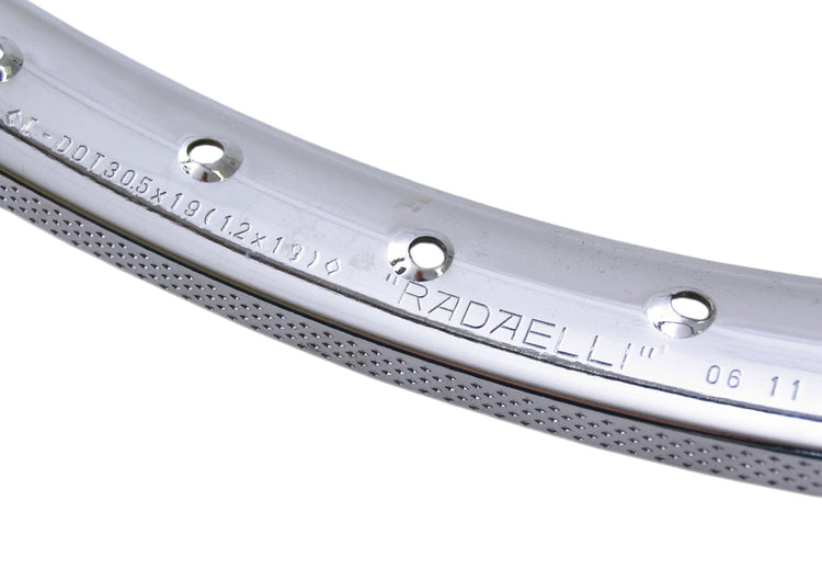 Ryde Velg 2,25-19 (23 x 2,25) 1,20 x 484 Chrome de 36 trous en U-PROFILE