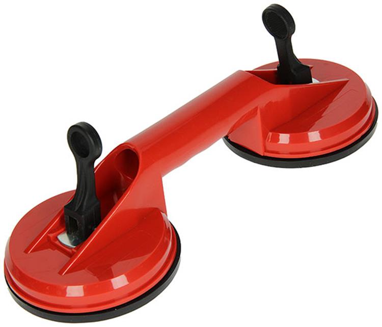 Mack 1004636 - ventouse double rouge ø 12cm | 4 pièces