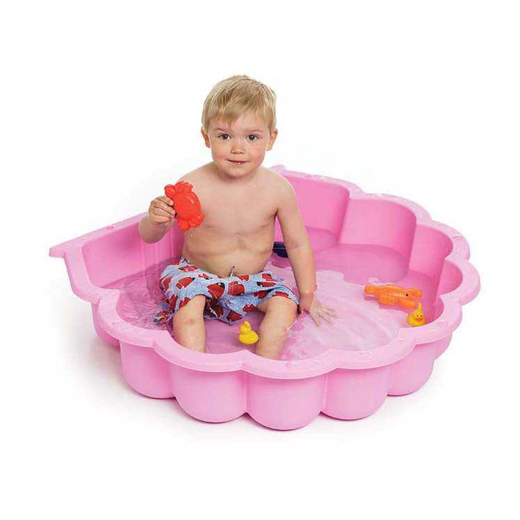 Sandbox avec coque de couvercle 87 x 78 x 18 cm rose