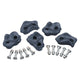 Pierre d'escalade balançante set anthracite, 5e