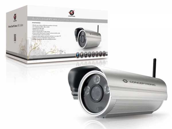Concepttronic concepttronic CIPCAM720ODWDR Network Network Network Cloud Outdoor Camera, RJ45, 1,3MP, F = 3,6 mm, F = 2,0, WDR