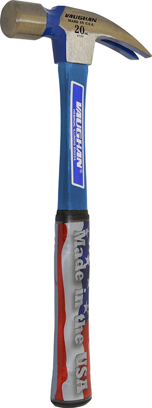 Marteau à griffes Vaughan FS999 | 566 grammes | manche lisse en fibre de verre 14'' - 10508