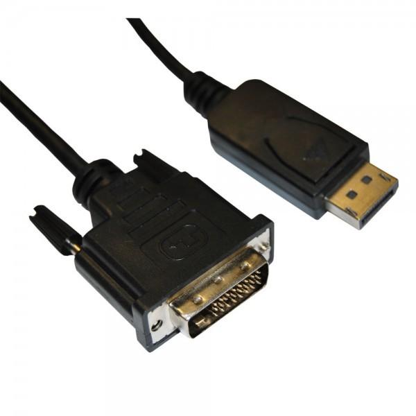 ADJ ADJ ADJBL11045610 A Cable V, DisplayPort-> DVI-D, M M, 2M, NOIR