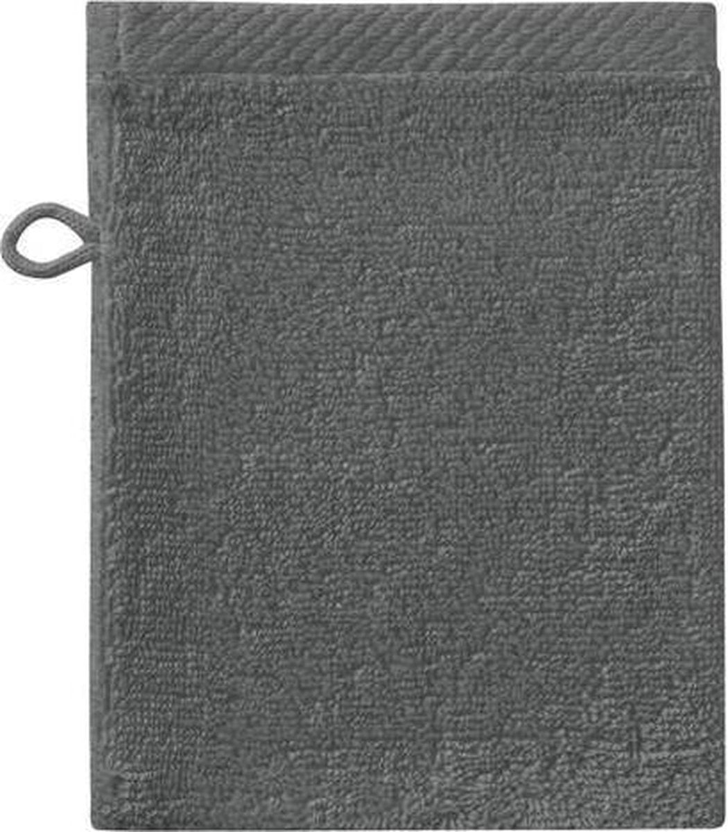 Seahorse pure - gants de toilette - 16x21 cm - lot de 3 - graphite