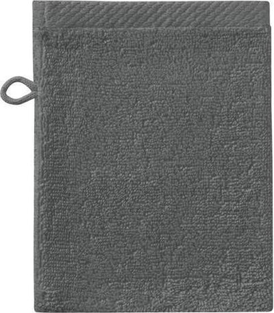Seahorse pure - gants de toilette - 16x21 cm - lot de 3 - graphite