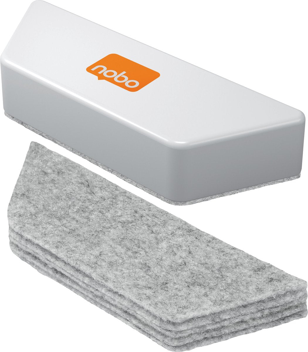 Recharges de gomme pour tableau blanc Nobo - 10 pièces - accessoires pour tableau blanc