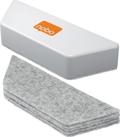 Recharges de gomme pour tableau blanc Nobo - 10 pièces - accessoires pour tableau blanc