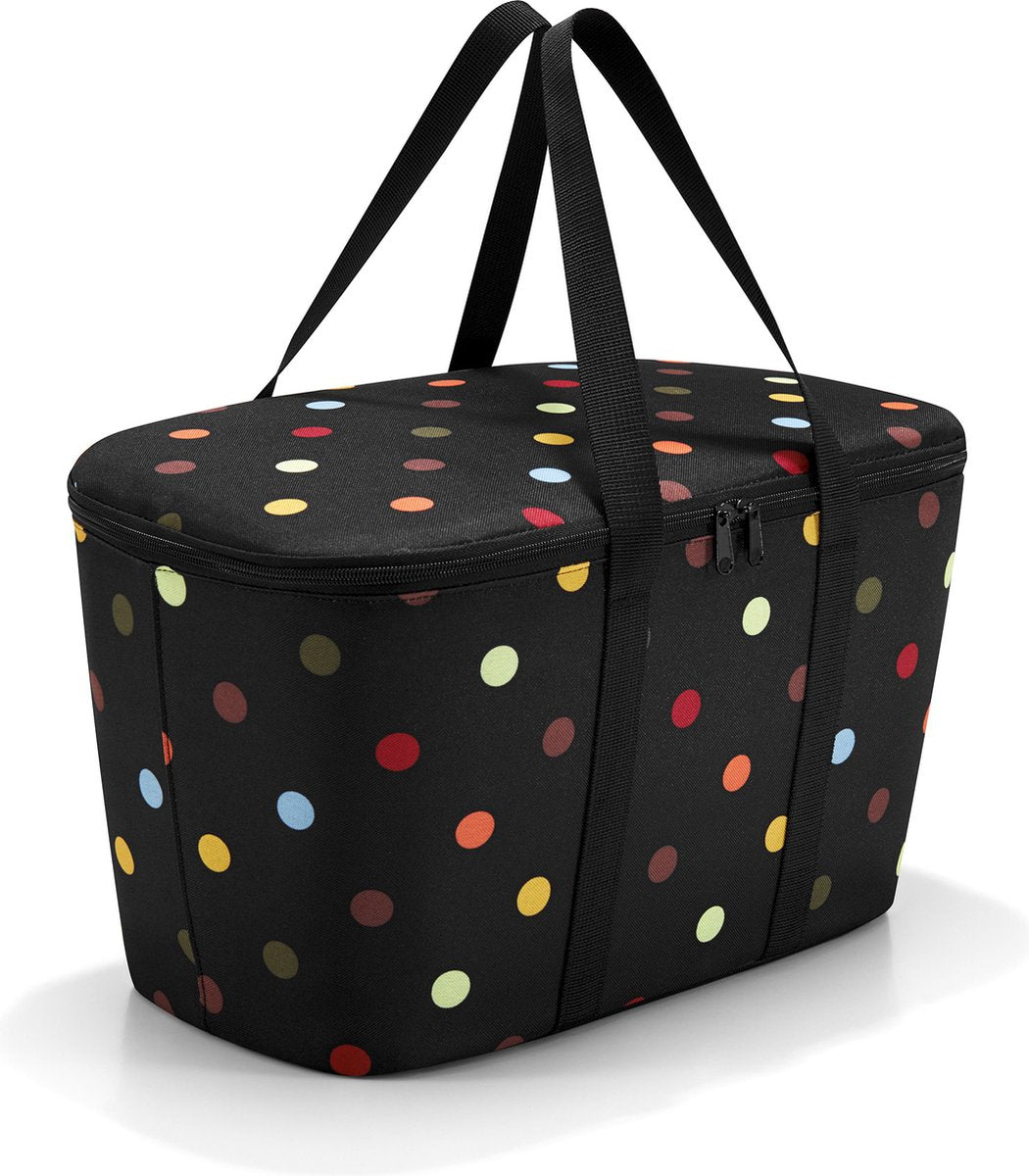 Sac isotherme Reisenthel coolerbag - polyester avec doublure en aluminium - 20l - points noirs
