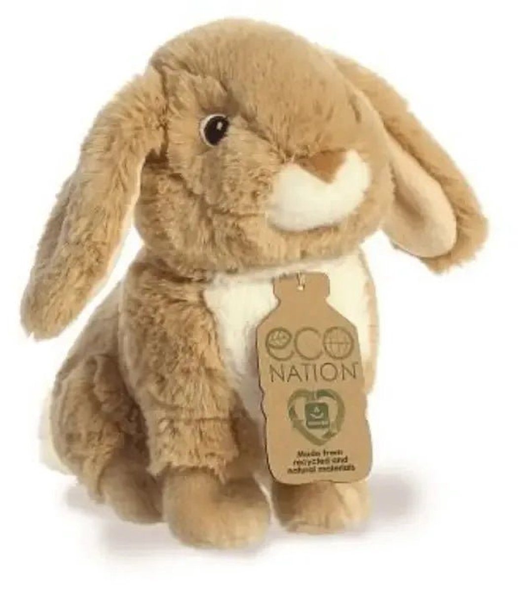Eco Nation Pluchen Cuddle Langoor Rabbit 23 cm