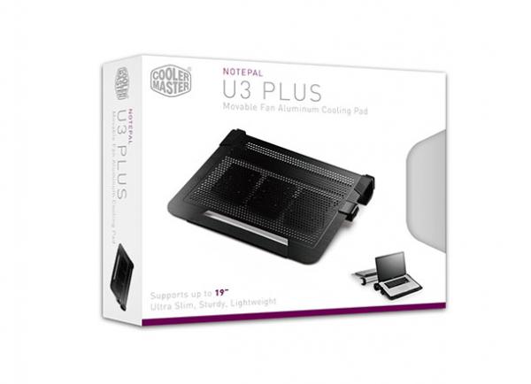 Cooler Master R9-NBC-U3PK-GP Notepal U3 Plus PAD DE COLIGHING INPORTOP [noir]