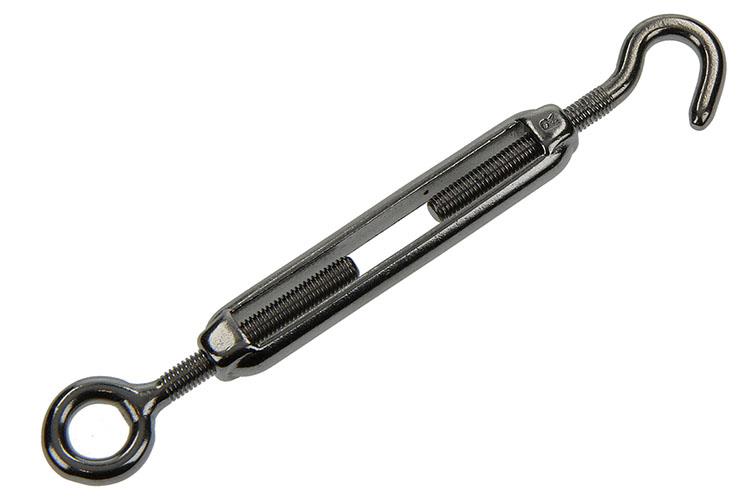 Mack 1006892 - 2 tendeurs : oeil + crochet inox 5mmx50 bl | 5 pièces