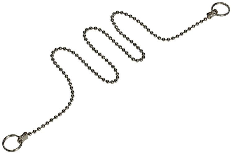 Mack 1006897 - 1 chaîne boule de lavabo + accessoires. bl | 5 pièces