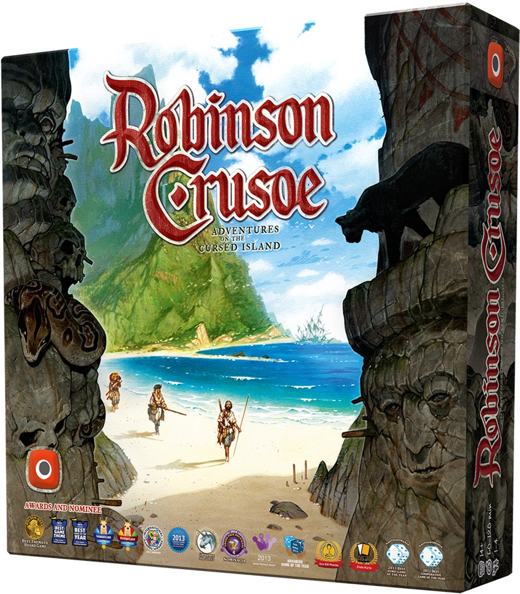 Portal Games Robinson Crusoé Aventures sur l'île maudite - jeu de société
