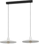 Lampe à suspension Eglo minière - e27 - 99,5 cm - gris noir