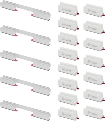 Govee clips de montage blancs corde lumineuse néon 2 - lot de 20 clips