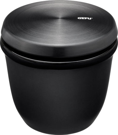 Pot à épices Gefu x-plosion avec couvercle et cuillère – 150 ml – noir