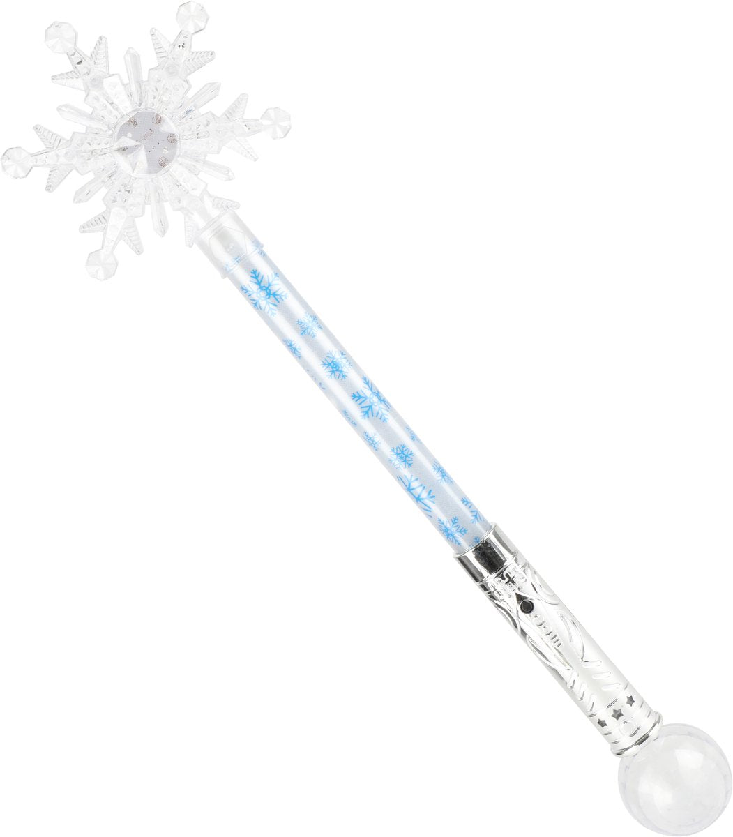 TOI-TOYS Ice Magic Wand Wand Snowflake avec de la lumière
