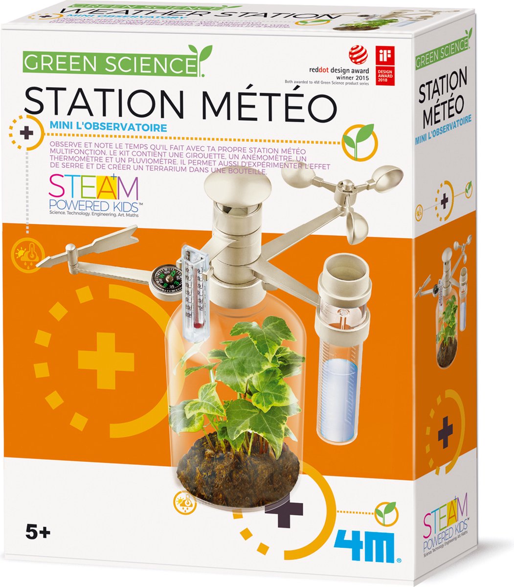 4m Kidzlabs Green Science DIY Station de self-temps