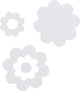 Sealskin - fleur de bain - autocollants antidérapants - vinyle - 7 pièces - blanc