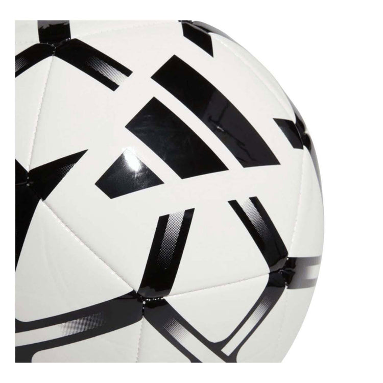 Le ballon de football adi starlancer - blanc noir