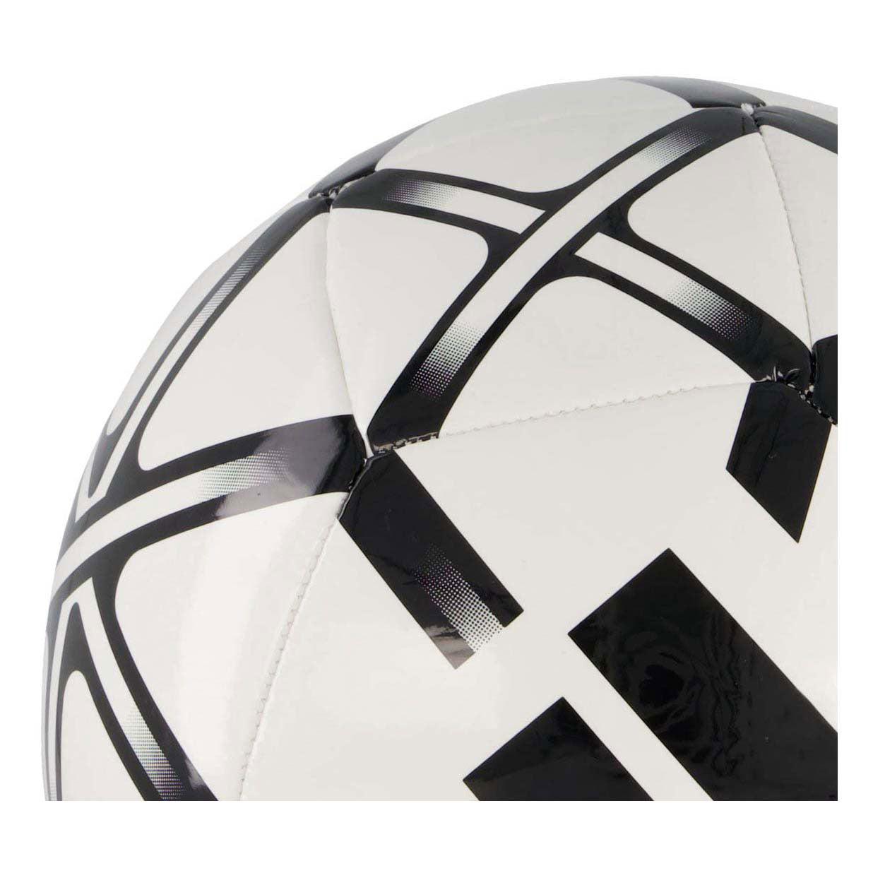 Le ballon de football adi starlancer - blanc noir
