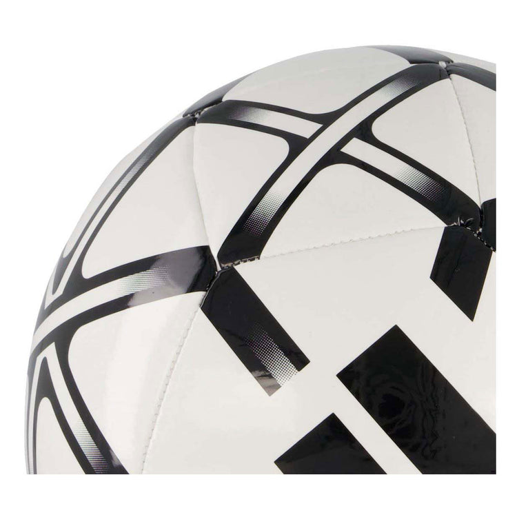 Le ballon de football adi starlancer - blanc noir