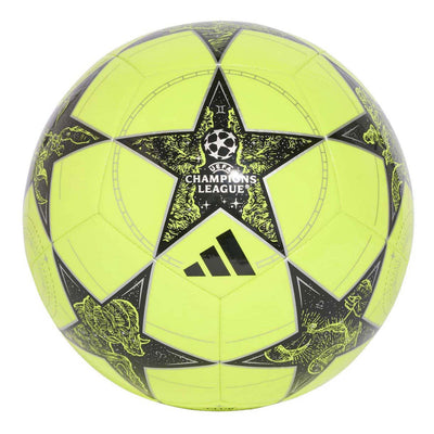 Le ballon de football de la ligue des champions adi - jaune